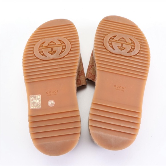 COPY - Gucci Angelina GG Platform Slide Sandal - Picture 4 of 6